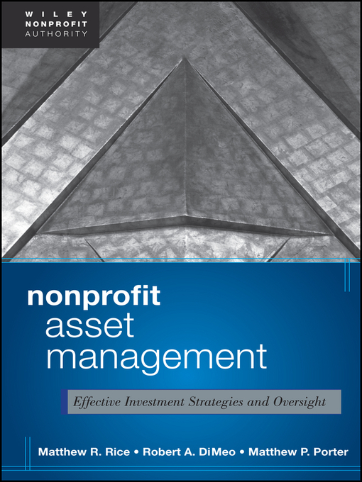 Title details for Nonprofit Asset Management by Matthew Rice - Available